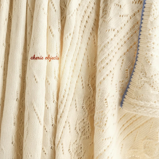 Sabrina Cotton Knit Throw Blanket