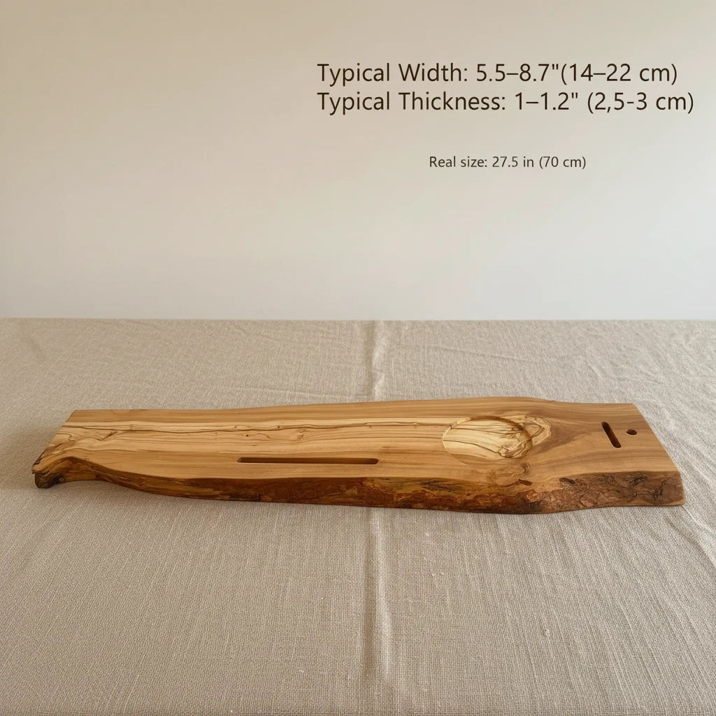 Luxury Olive Wood Bathtub Tray – Extra Wide Spa Bath Caddy