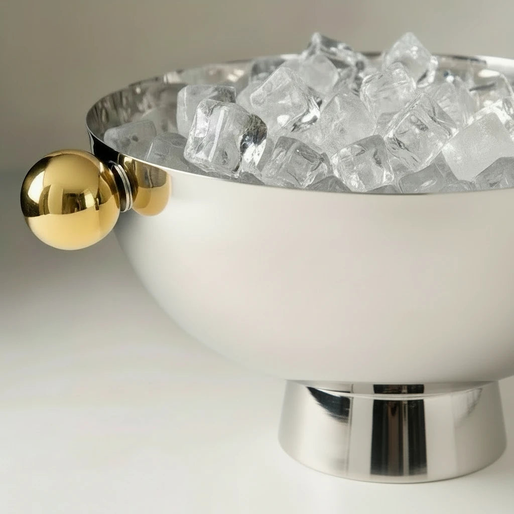 Stainless Steel Party Bucket – Luxe Ice & Beverage Tub