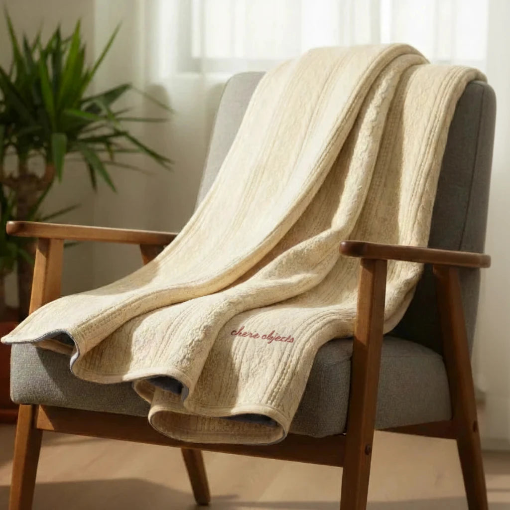 Sabrina Cotton Knit Throw Blanket