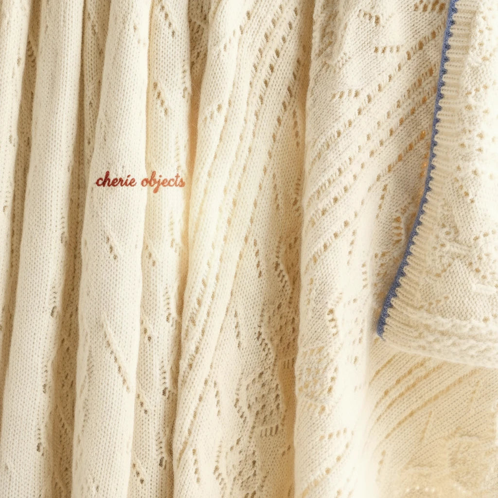 Sabrina Cotton Knit Throw Blanket