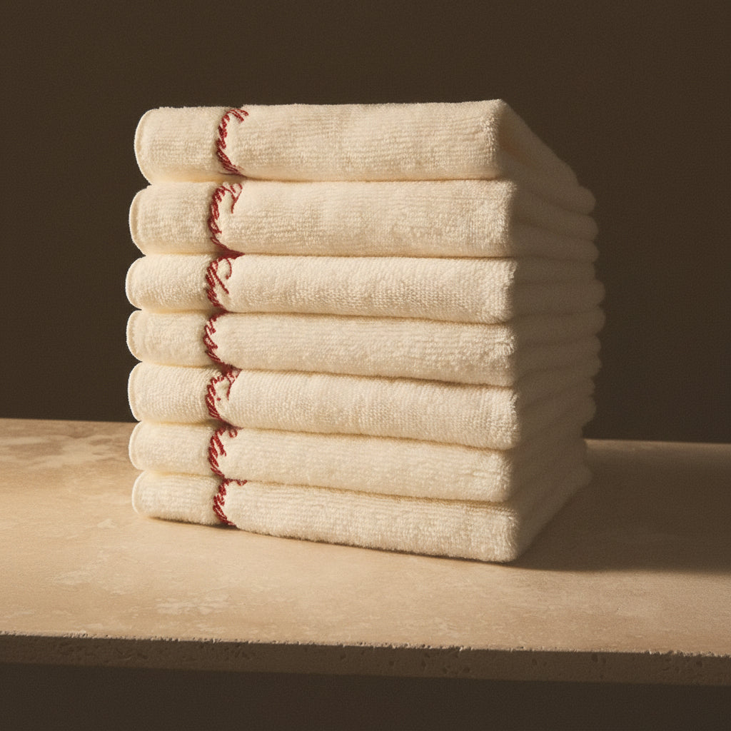 Cotton Hand Towel Set — Days of the Week (Set of 7)