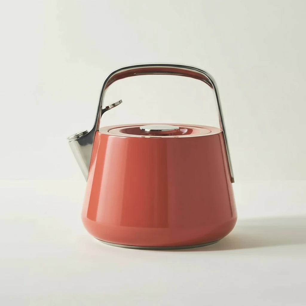 Caraway Whistling Tea Kettle – Stainless Steel & Ceramic-Finished Stovetop Kettle