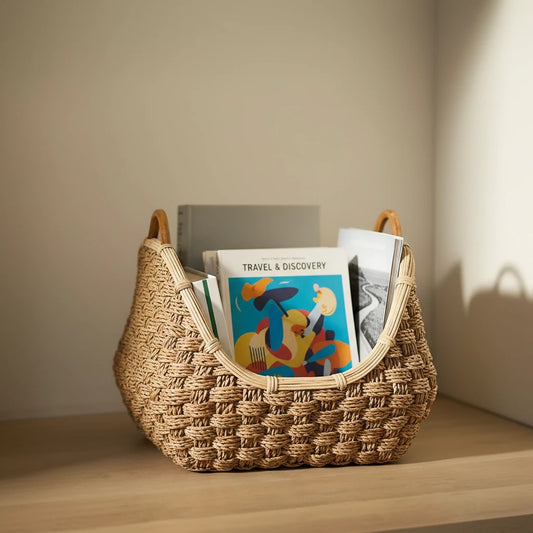 Log Seagrass Storage Basket