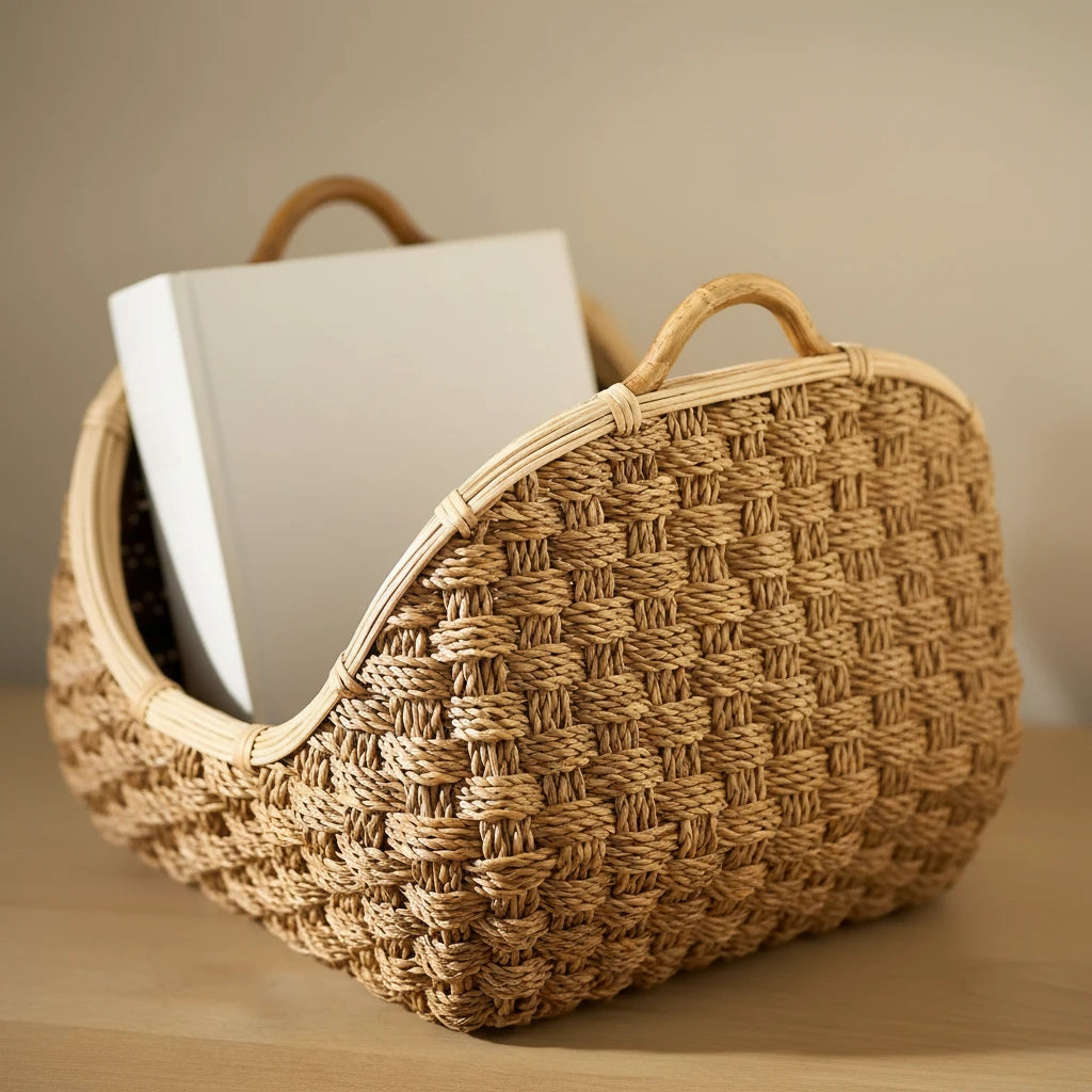 Log Seagrass Storage Basket