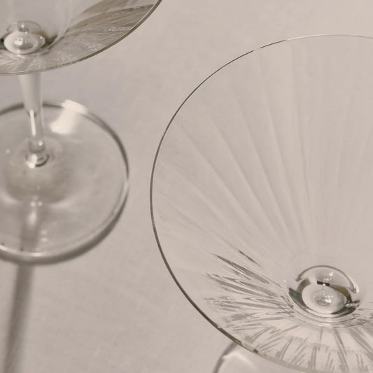 Skye Optic Martini Glasses – Set of 4