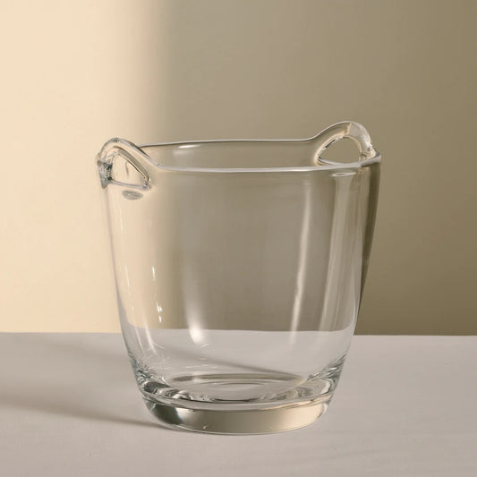 Premium Crystal Glass Ice Bucket – Elegant Serveware