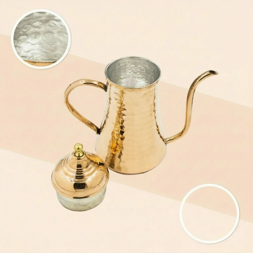 Hand-Hammered Copper Oil Bottle – Luxe Kitchen Dispenser