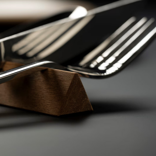 Solid Wood Flatware Holder – Minimalist Kitchen Caddy