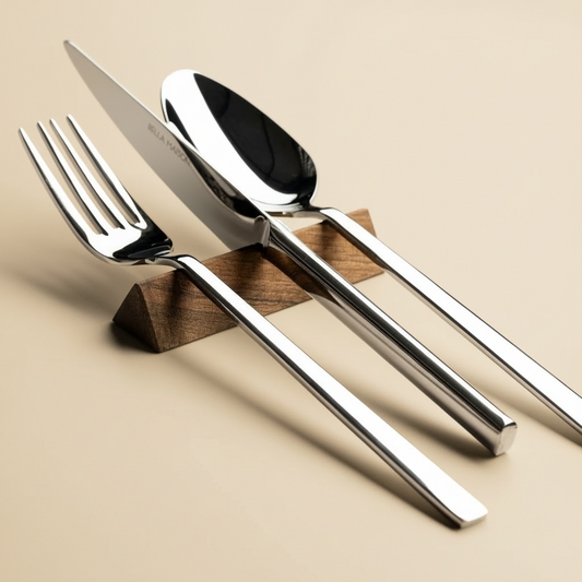 Solid Wood Flatware Holder – Minimalist Kitchen Caddy