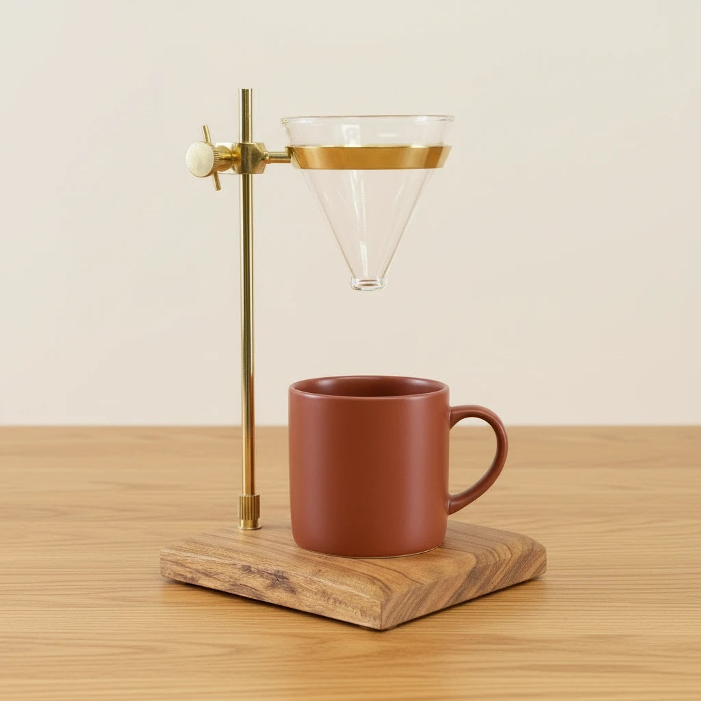 Manual Pour-Over Coffee Maker – Premium Ceramic Brewer